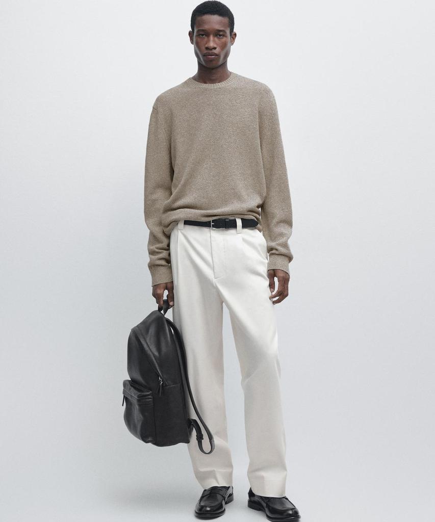 Masimodutti Merlin Cotton Linen Knit Sweater