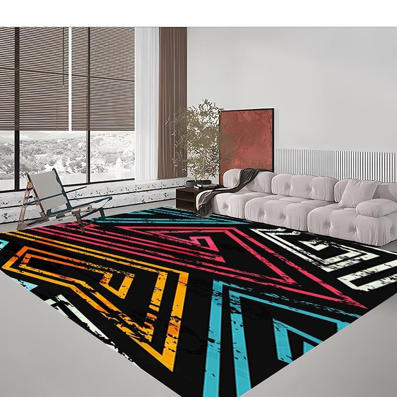 Graffiti Seamless Pattern Large Area Carpet for Living Room Bedroom Sofa Doormat Kitchen FloorTapete Anti-slip Decor Alfombra HD