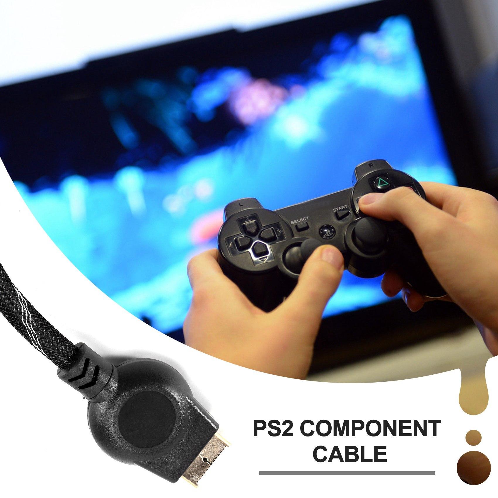 

Подходит для PS2/ Компонентный кабель 1,8 м Подходит для PS 2/3 Игровой кабель высокого разрешения Аксессуары China Mainland