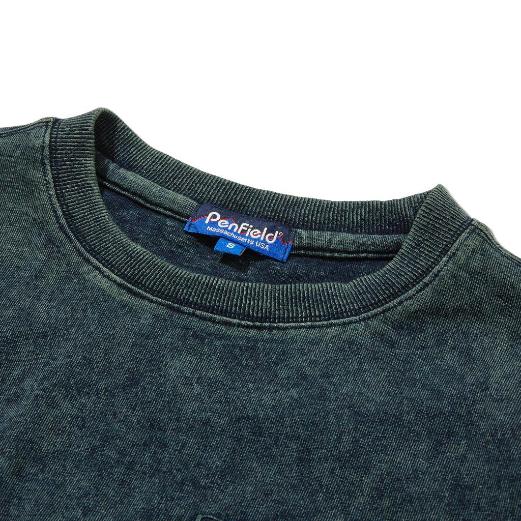 Penfield Indigo Tin Wash Pocket Short Sleeve T-Shirt Khaki_Fr2Kt30U