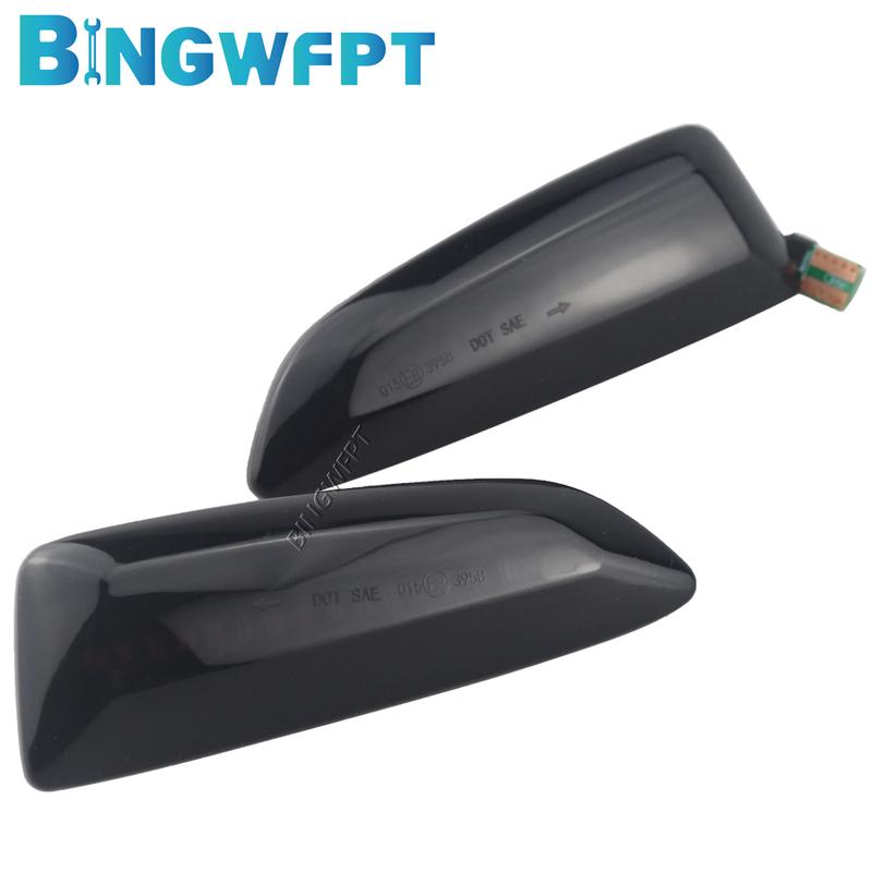 2PCS LED Dynamic Side Marker Turn Signal Blinker Flowing Water Blinker Flashing Light For Opel Zafira A 99-05 Astra G 98-09