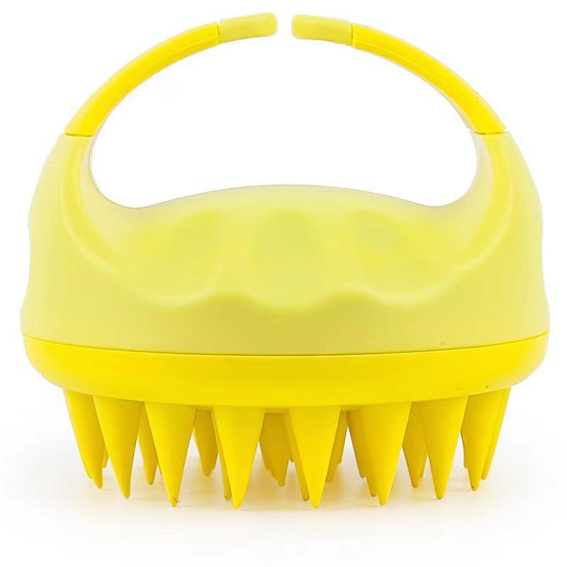 Silicone Scalp Massaging Shampoo Brush and Anti-Itch Comb