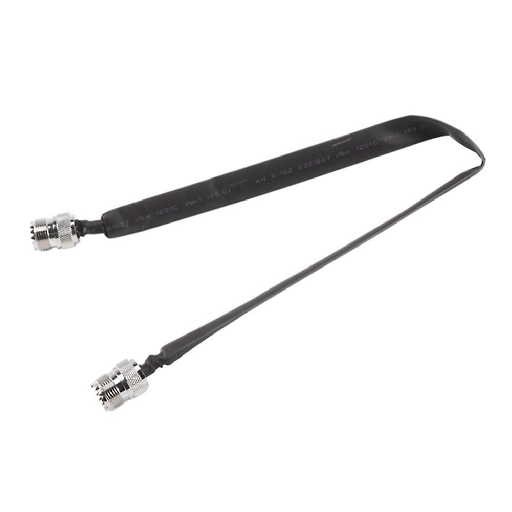Window/Door Pass Through Flat Feed Through UHF TO UHF PL259 SO239 MALE Female Cable for Helium Miner Antenna Coaxial