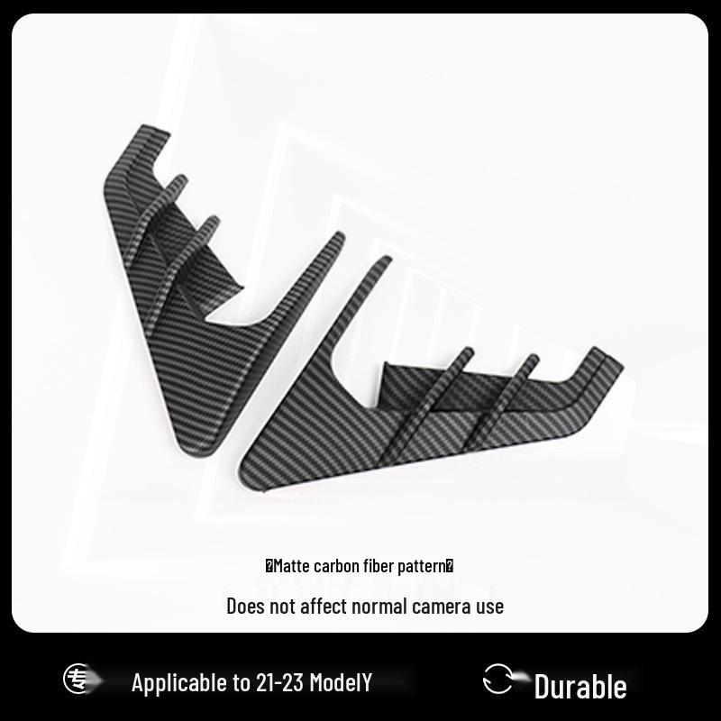 Tesla Model 3/Y Fender Camera Carbon Fiber Sticker Cover
