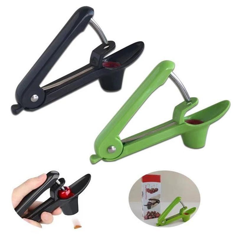 Cherry Pitter Seeder Ergonomic Handle Quick Pit Removal For Home Baking Jam Making