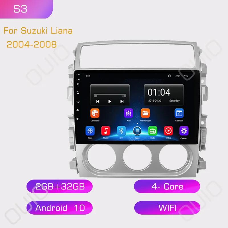 2din Android10 Car Radio Multimedia Player Carplay Auto GPS Navigation DSP BT RDS For Suzuki Liana 2004 2005 2006 2007-2008