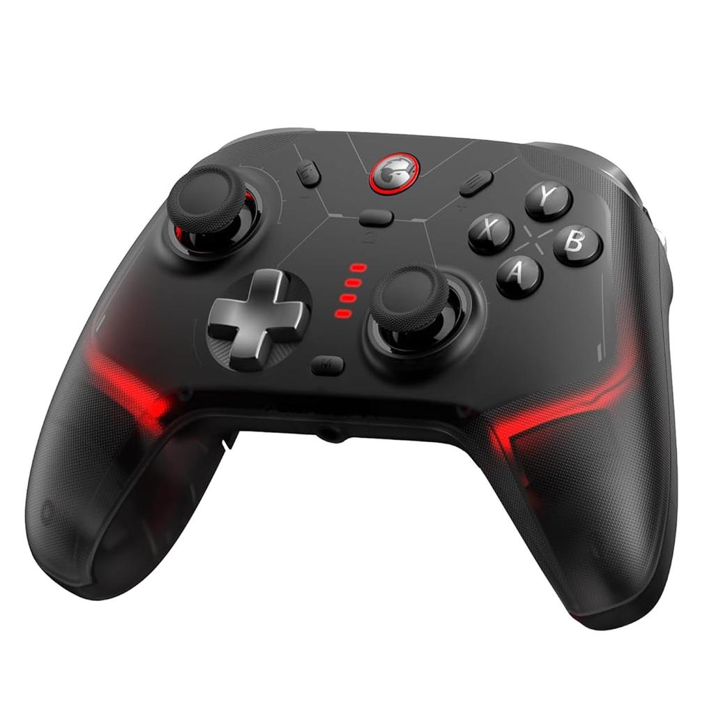 GameSir Cyclone 2 Bezdrátový TMR Elektromagnetický Joystick Spínač s Hallovým efektem Gyroskopický Herní Ovladač pro Více Platforem Ovladač a Spouště, 6-osý