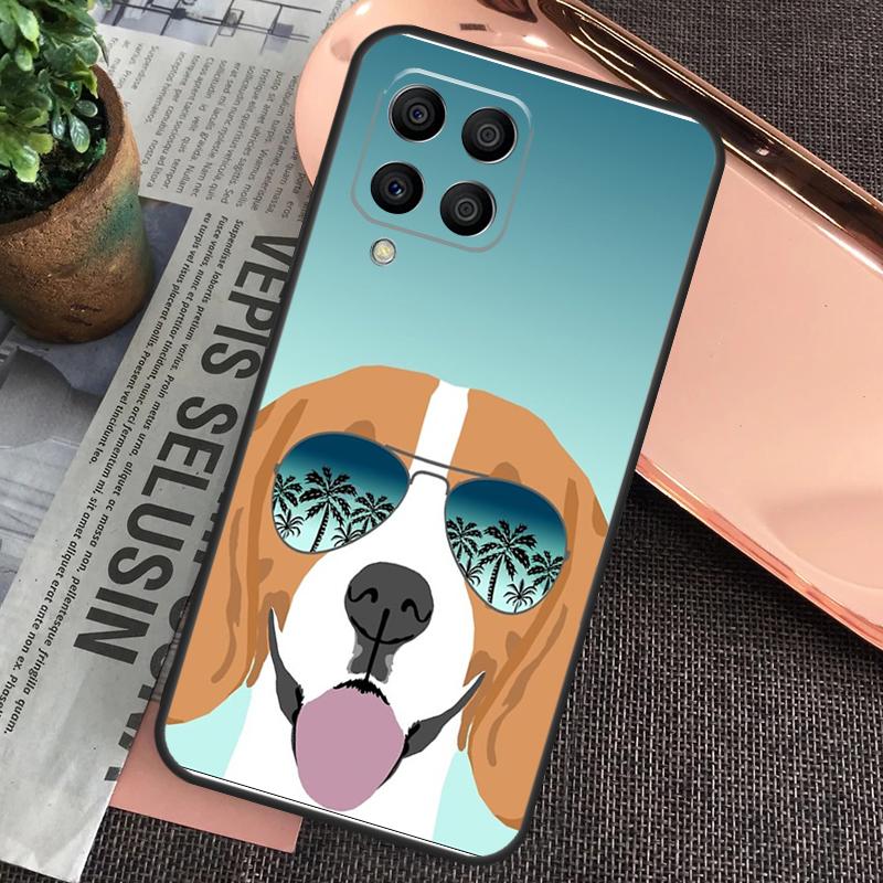 Beagle Puppy Dog Case For Samsung Galaxy M15 M55 M13 M23 M33 M53 M31 M51 M14 M34 M54 M20 M30s M12 M32 M52