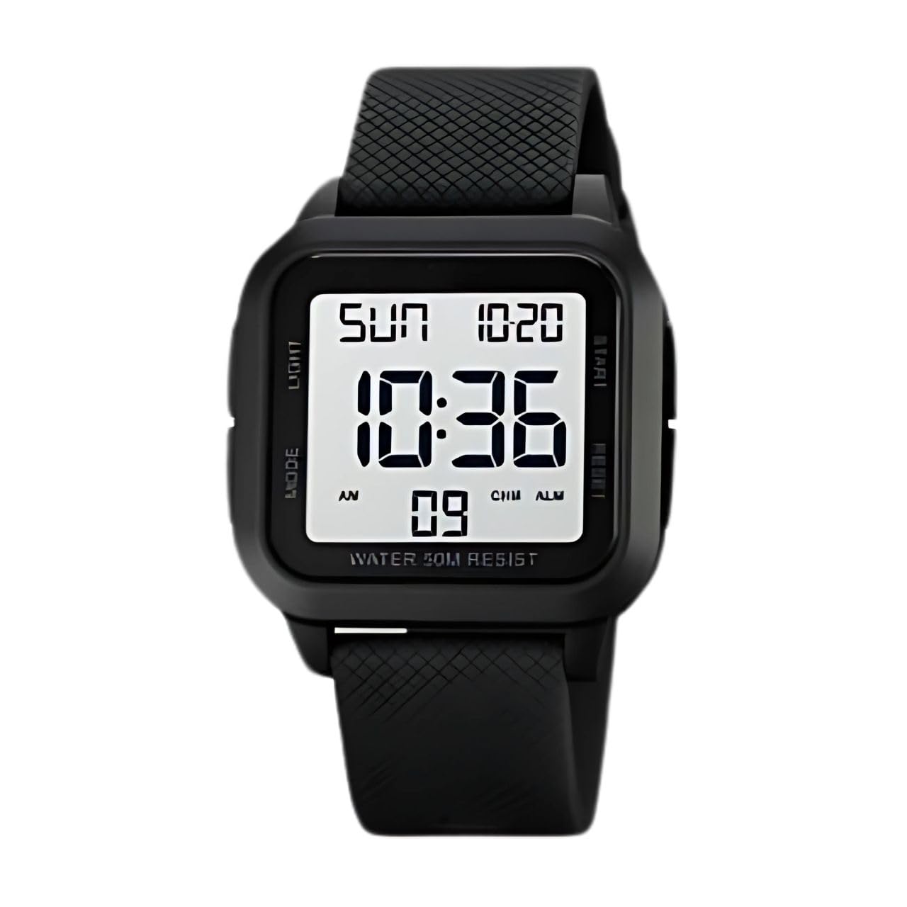 

Стильний цифровий годинник для чоловіків і жінок, легкий для читання, доступний за ціною, великий екран, великий шрифт, секундомір, РК-дисплей, простий, багатофункціональний, чоловічий годинник,