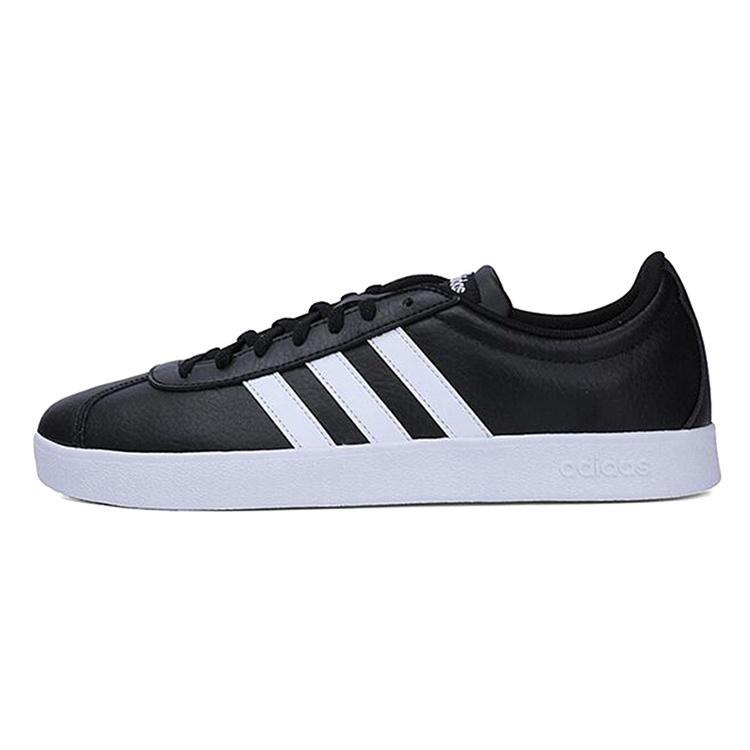 adidas VL Court 2.0 Black White Men s B43814 EU 44