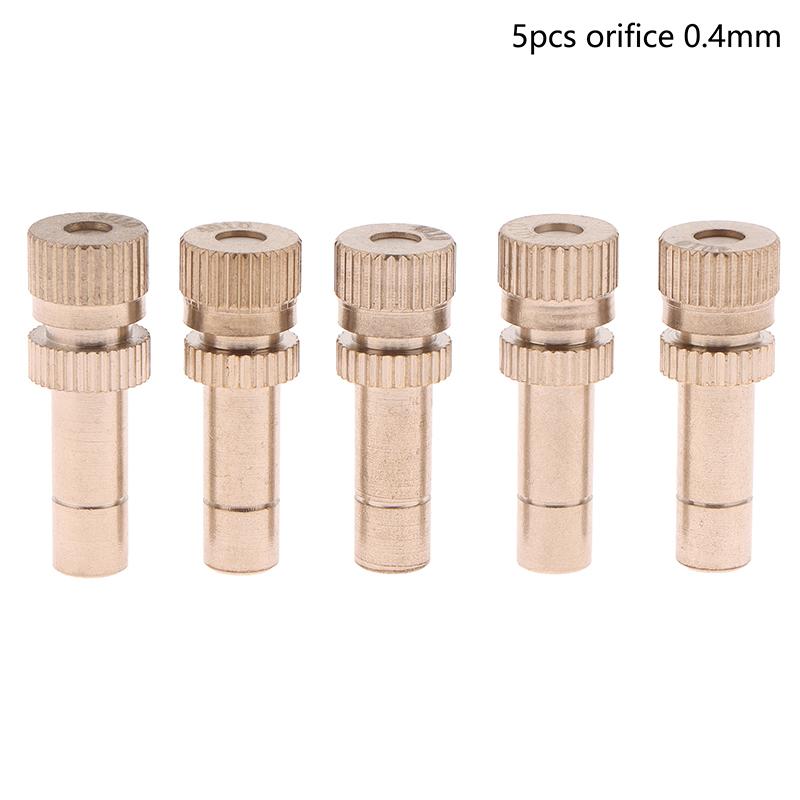 5Pcs 6Mm Quick Connect Mist Sprayer Atomizing Misting Nozzle Garden Water Irrigation Sprinkler For Misting Cooling System