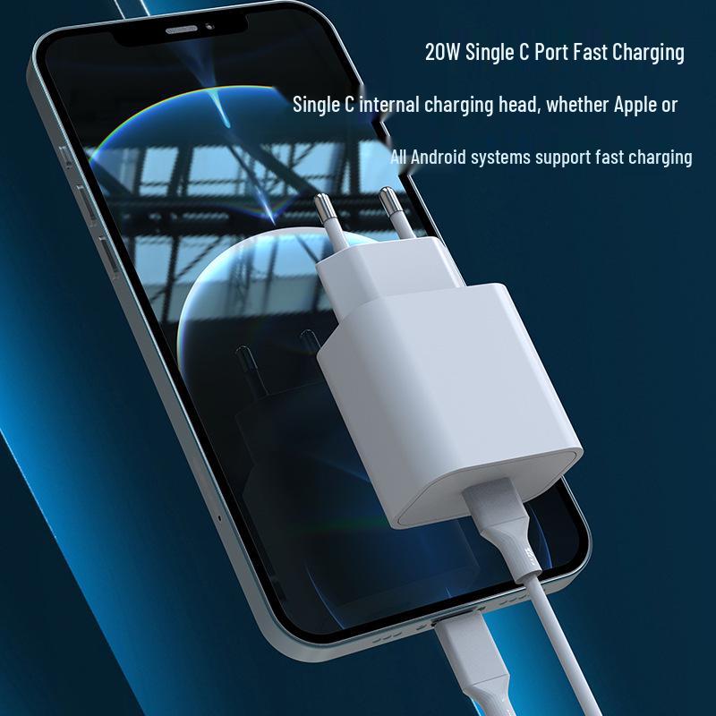 Korean Standard 20W Dual Port Charger - KC Certified Fast Charging A+C Ports