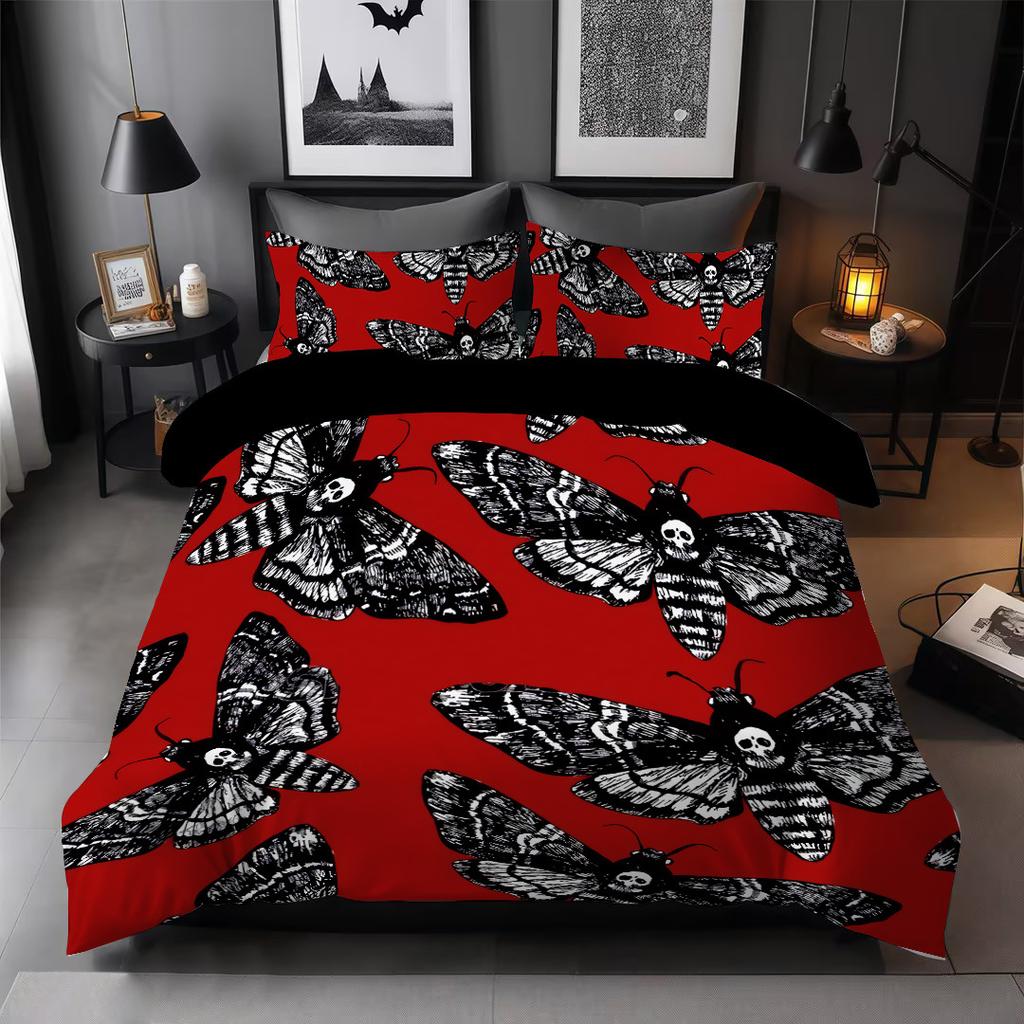 Trzyczęściowy zestaw poszwy na kołdrę Druk cyfrowy 3D Polerowana poszwa na kołdrę Prześcieradło Trzyczęściowy zestaw Niestandardowy