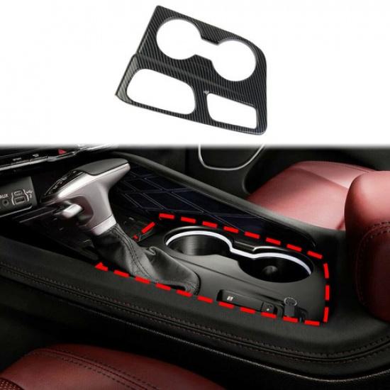 Carbon Fiber Central Gear Shift Panel Cover Trim Frame For Dodge Durango -22