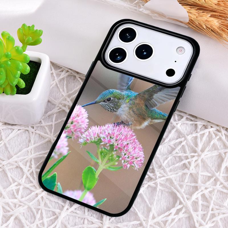 Hummingbird Phone Case for iPhone 17 Air 16 15 11 12 14 13 Pro Max Shockproof Cover