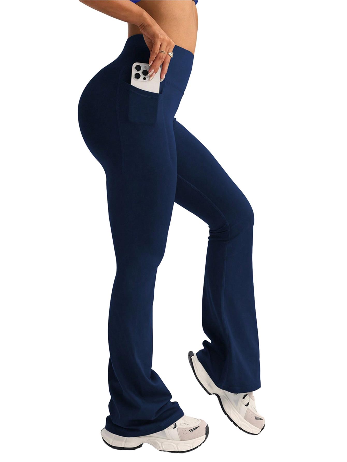 

Women s High-Waisted Butt-Lifting Flare Pants Fitness Yoga Pants S