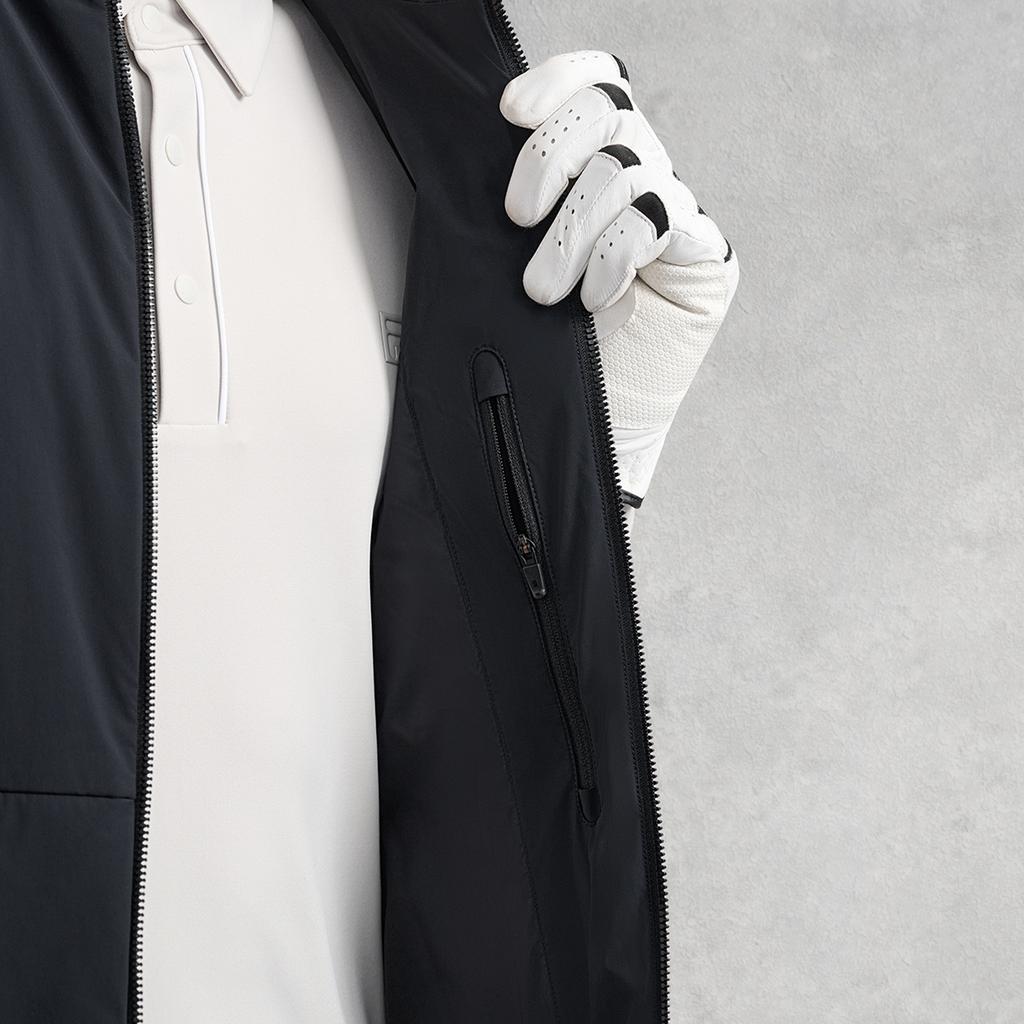 FILA Golf Series Fashion Casual Sports Versatile Simple Design Comfortable Cotton Vest Men vest Deep-Black A11M615912FBK