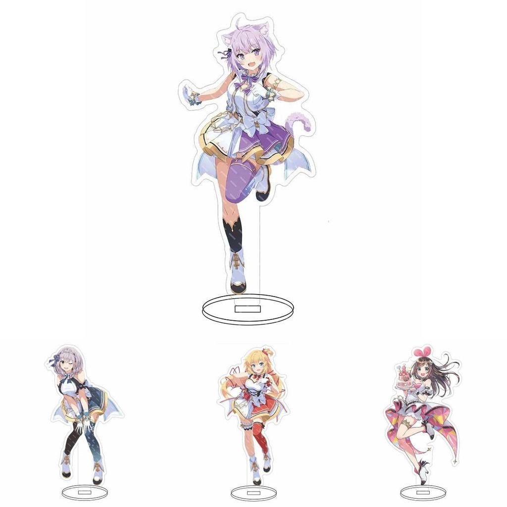 Hololive Vtuber Acrylic Stand Adorable Desktop Decor Featuring Fubuki Okayu Ayame Subaru Matsuri