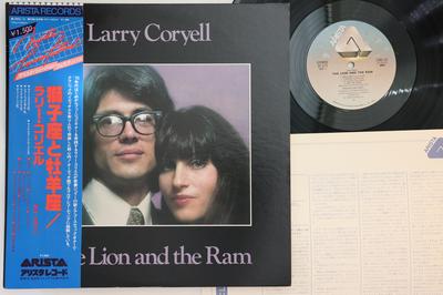LP Record LARRY CORYELL  Lion And The Ram 15RS14 ARISTA 1976 Japan Obi Jazz Used