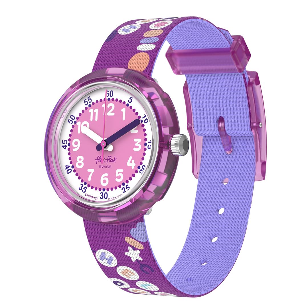 

Часы Swatch FLIK FLAK BFF FPNP172 Розовые для девочек розовый