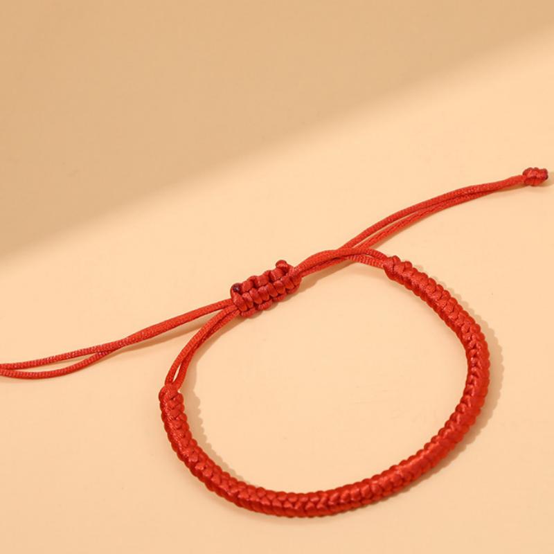 1PC Tibetan Buddhism Lucky Bracelet Unisex Braided Adjustable King Kong Knot Red String Bracelets For Men Women Couple Pulsera