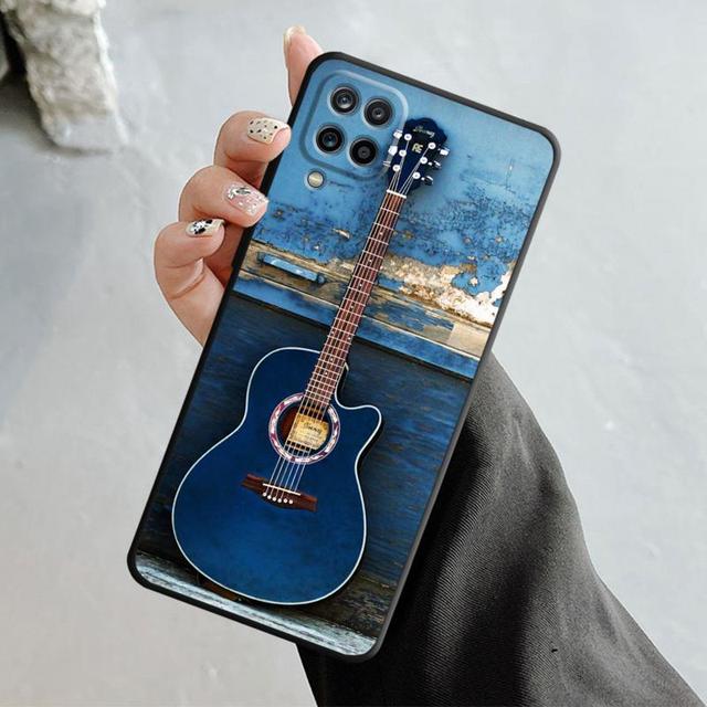 

Чехол для телефона Samsung Galaxy A70 A70s A50 A30s A04s A20s A20e A02 A02s A03 A42 M31 M13, классический музыкальный инструмент, гитара, фортепиано Samsung A40