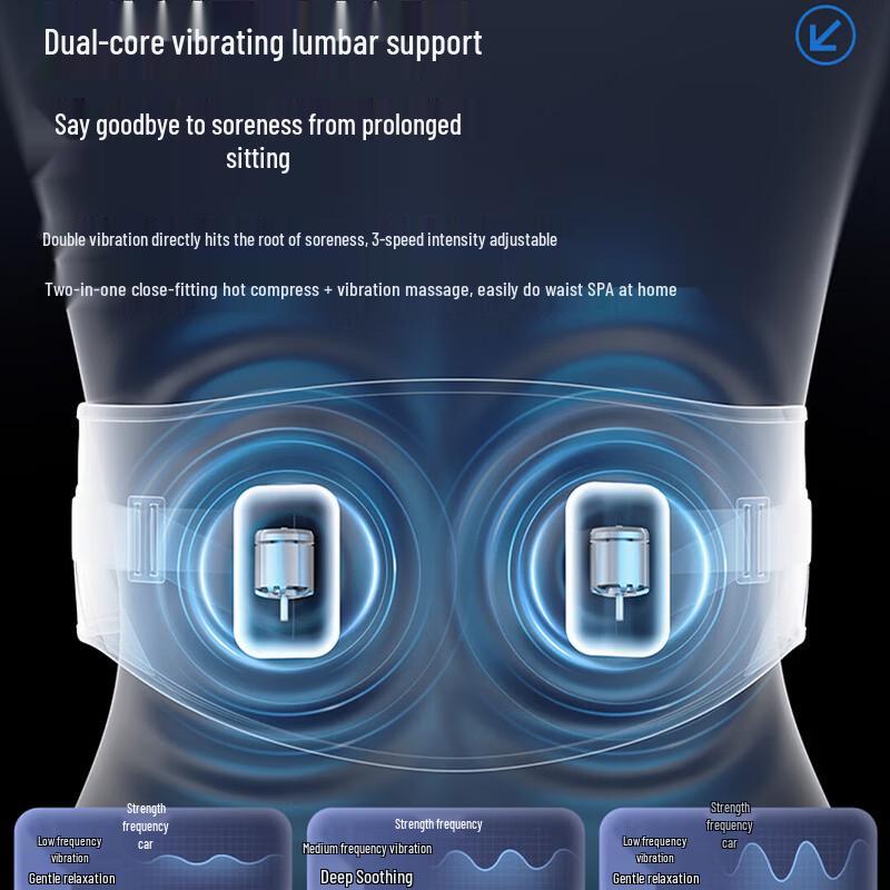 AUX Smart Lumbar & Waist Massager CN plug (adapter included)