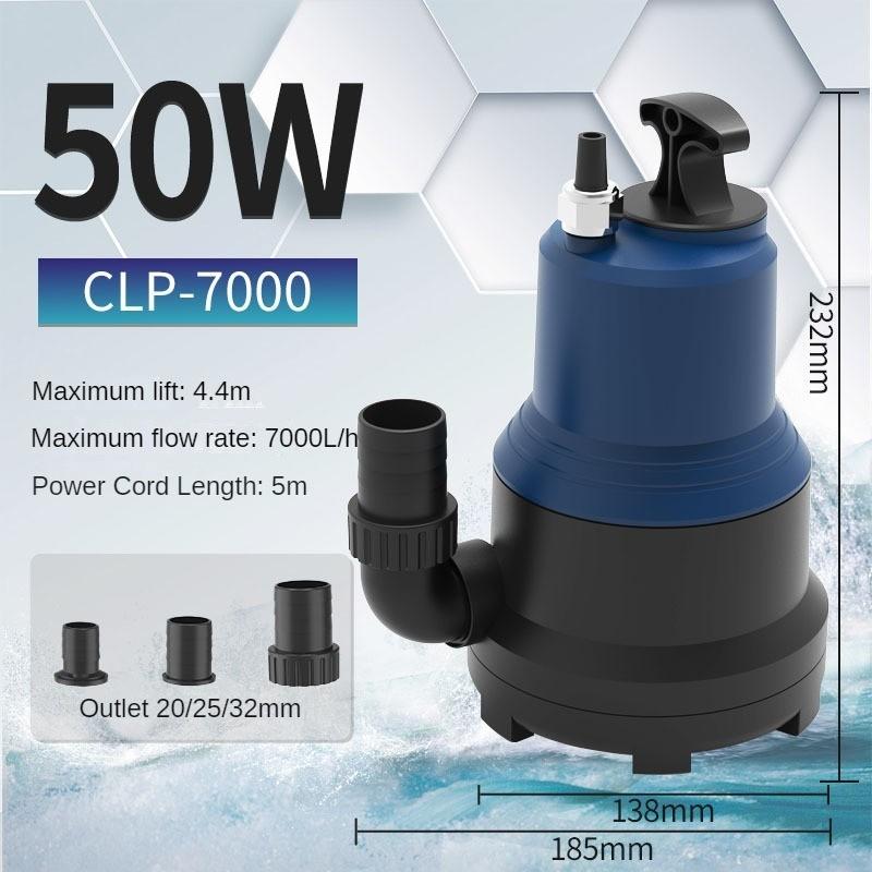 Large Flow Variable Frequency Submersible Pump Aquarium Specific Vertical Pump Fish Pond Silent Pumping Pump