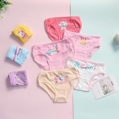 5er Pack Baby Cartoon Unterwäsche Mädchen Baumwollslips Unterhose Kinder Slips Short 2-10 Jahre