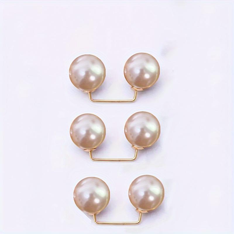 3-1pc, Anti Glare Buckle, High Gloss Pearl Brooch, Collar Changed To Small Shoulder Strap, Fixed Clothes, Skirts, Waist Changed To Large or Small