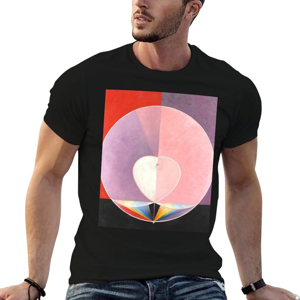 Hilma Af Klint The Dove No 02 Group Ixuw No 26 Tshirt Daily Wear Plain Short Sleeve Shirt