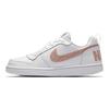 Nike Court Borough Synthetic Leather Non-Slip Durable Low-Top Kids Skate Shoes Kids Sneaker White Pink 845104-101