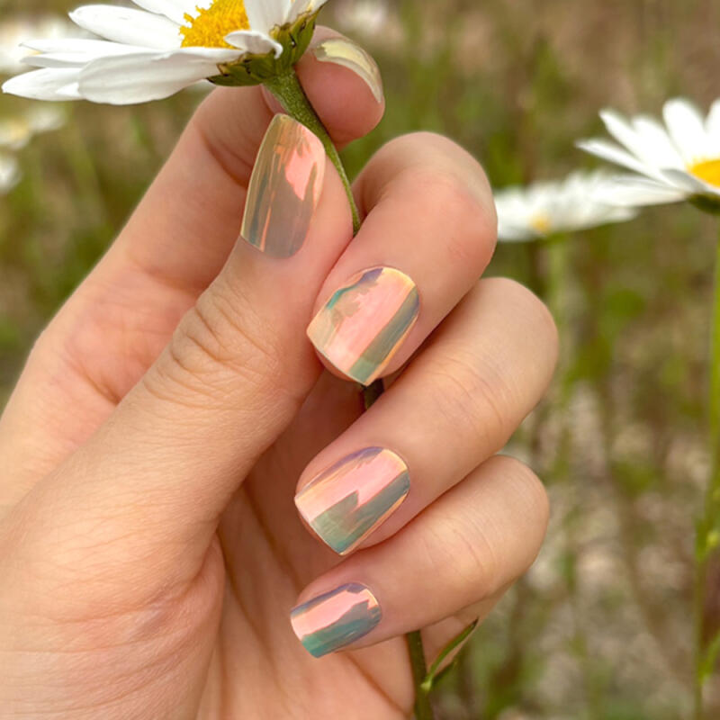 Nana Glow Aurora Volume Fit Gel Nail Sticker