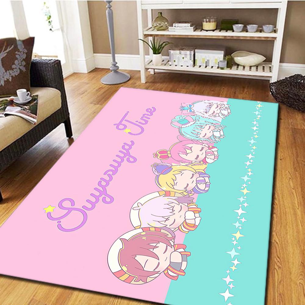 Pretty Cure Floor Carpet, Cool Movie Themed Mat, Digital Printed Rug for Home Bedroom Decor -HYQ74