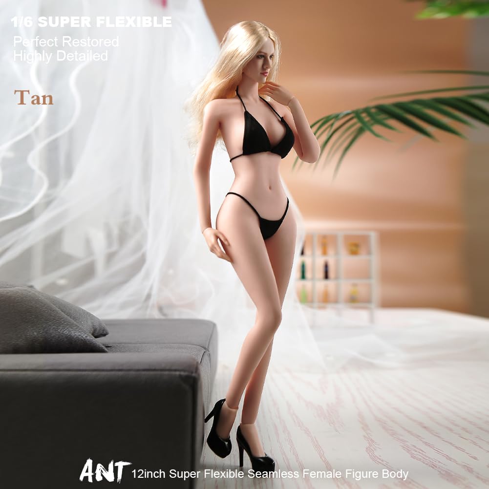 1:6 Proportional Makeup Female Body and Clothing Super Flexible Articulated Figure Qingpu Muscle Seamless Body Big Breasts Hobby Collection