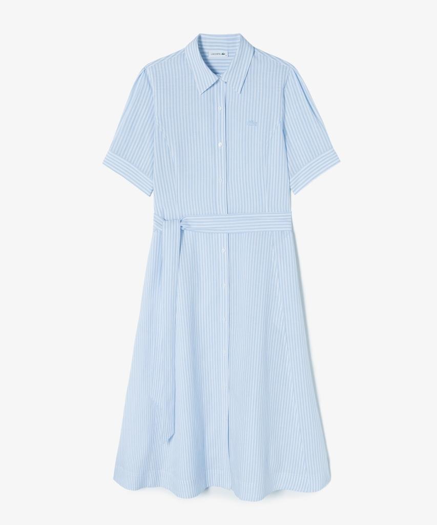 Lacoste Women'S Linen Shirt Dress Ef319E-56G Hbp