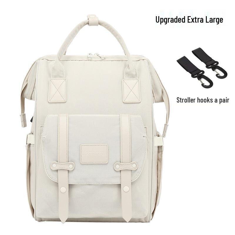 Zaino Multifunzione Mamma Volpe Senza Preoccupazioni - Grande Capacità, Borsa alla Moda per Uscite di Mamma e Bambino.