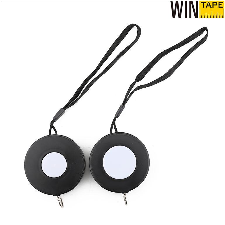 2M Automatic Retractable Round Plastic Tape Measure - 80 Inch for Bust, Waist, Hips, Height