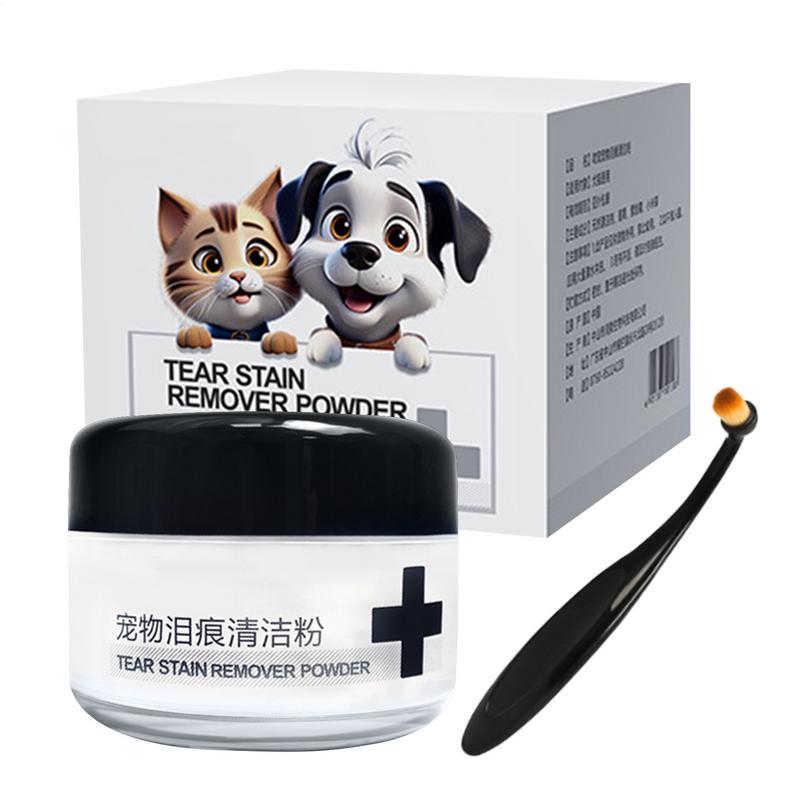 Polvo para Manchas de Lágrimas en Ojos de Perro Polvo Natural para Lágrimas Removedor Suave Polvo Absorbente No Irritante Cuidado de Ojos de Perro Suministros para Mascotas Para Todos