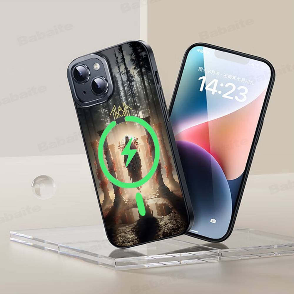 Rock Band S-Sleep TokenS Phone Case Magnetic Case For IPhone 16 14 13 12 11 15 Pro Max Plus For Magsafe Wireless Charge Cover