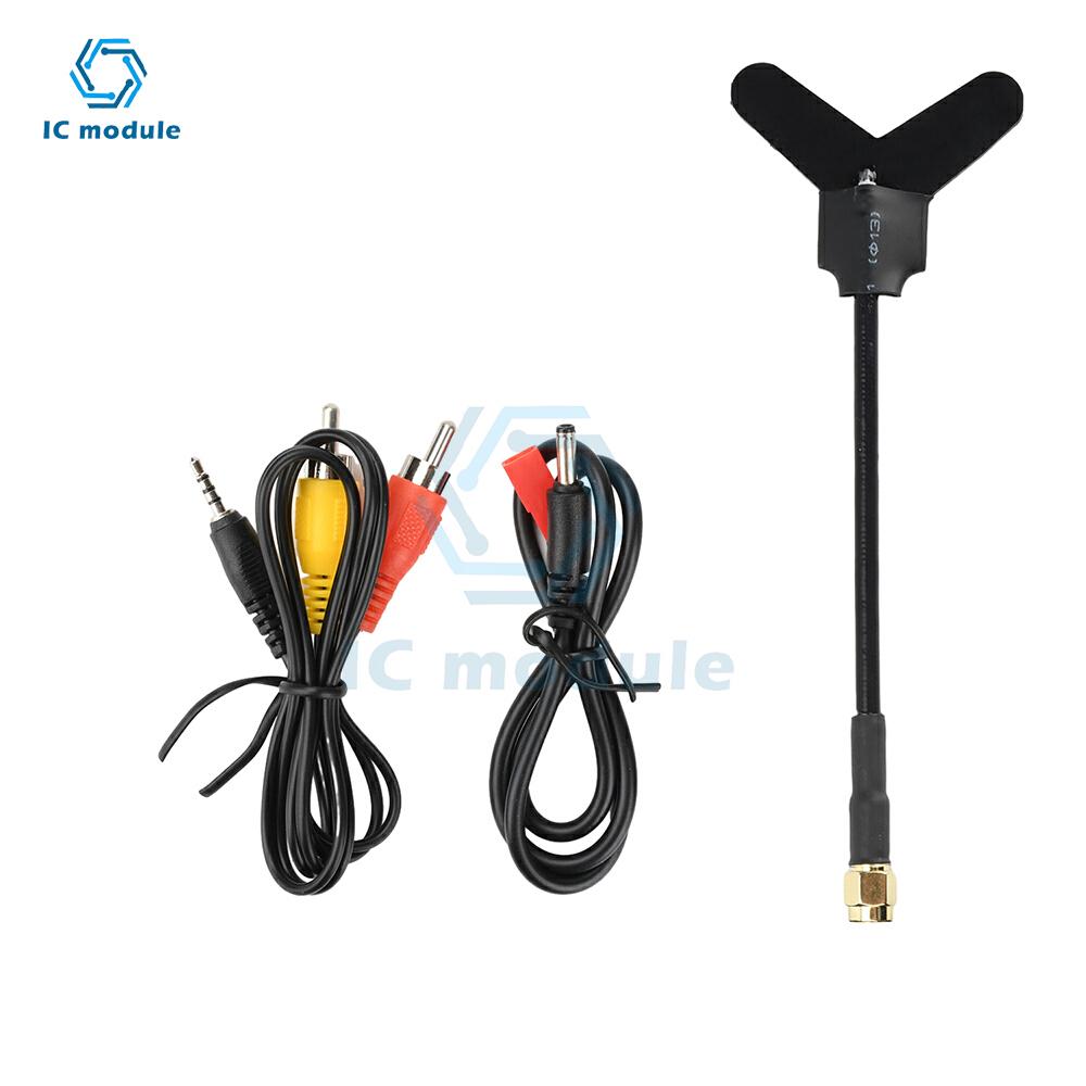 3.3GHz 4W FPV Video Transmitter VTX/VRX Analog Mapping Module Wireless Audio/Video Transmitter and Receiver for FPV RC Racing