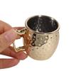 Wine Cup Stainless Steel Cup Russia Beer Cup Durable Moscow Mule Mug  Bar