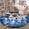 1pc M-Messi3 Carpet, Round Rug, Comfortable, Suitable for Entryways, Living Rooms, Office, And Bedrooms, Christmas Decoration