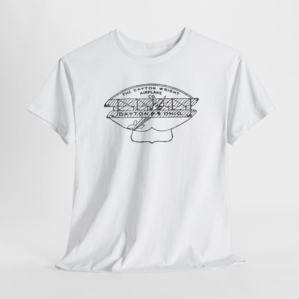 Vintage Aviation History Unisex Heavy Cotton Tshirt Tops Tee, Aircraft Enthusiast Gift,