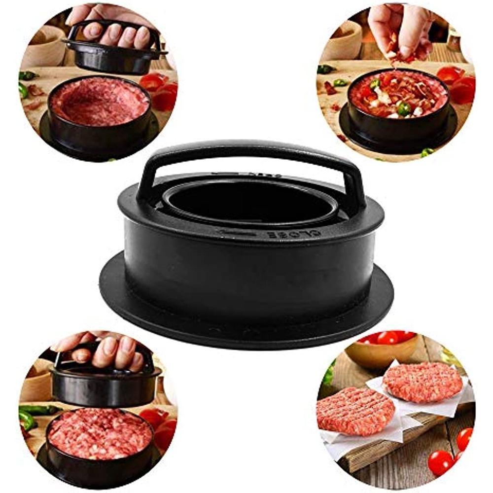 Burger Mold Hamburger Press Patty Maker Different Size Patty Molds Stuffed Burgers Press Sliders with Wax Papers