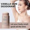 Vanilla Skin Natürliches Deodorant—72-Stunden-Geruchsschutz, vegane Formel, geeignet für empfindliche Haut, mit frischem Vanilleduft