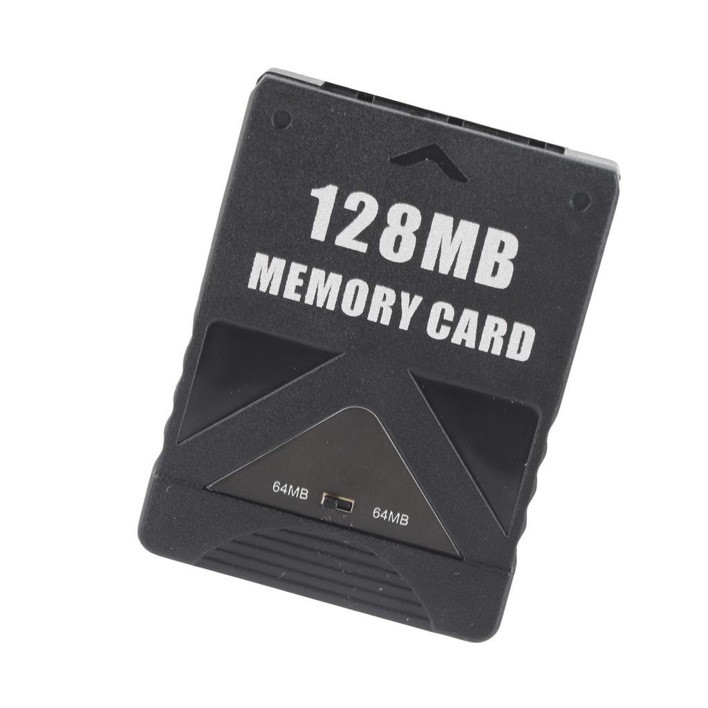Game Console Memory Card 2 in 1 Plug and Play Stable Memory Card for PS2 Game Console128MB