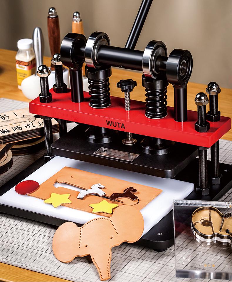 Compact Leather Die-Cutting and Punch Press Machine