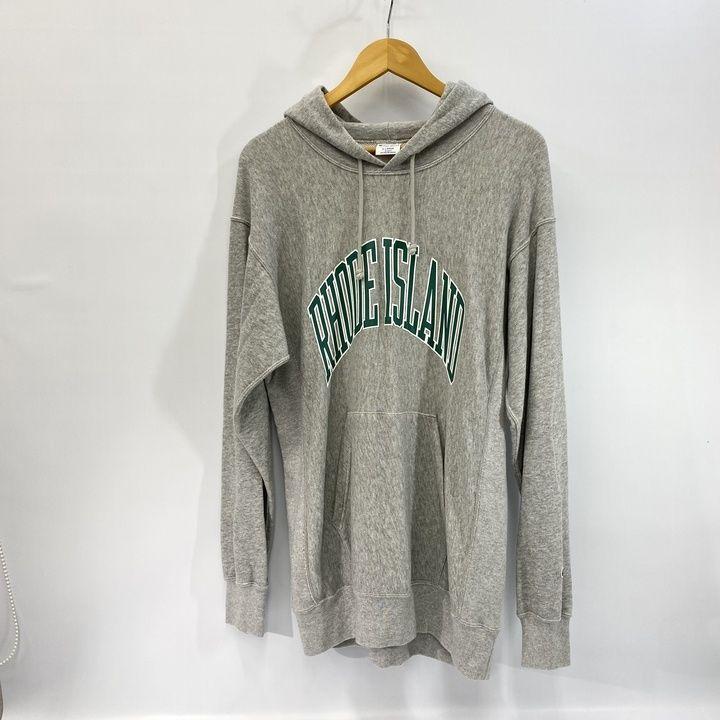 Used Champion REVERSE WEAVE Reverse Weave Hoodie Parka XL Gray College Logo Tops Men s _201