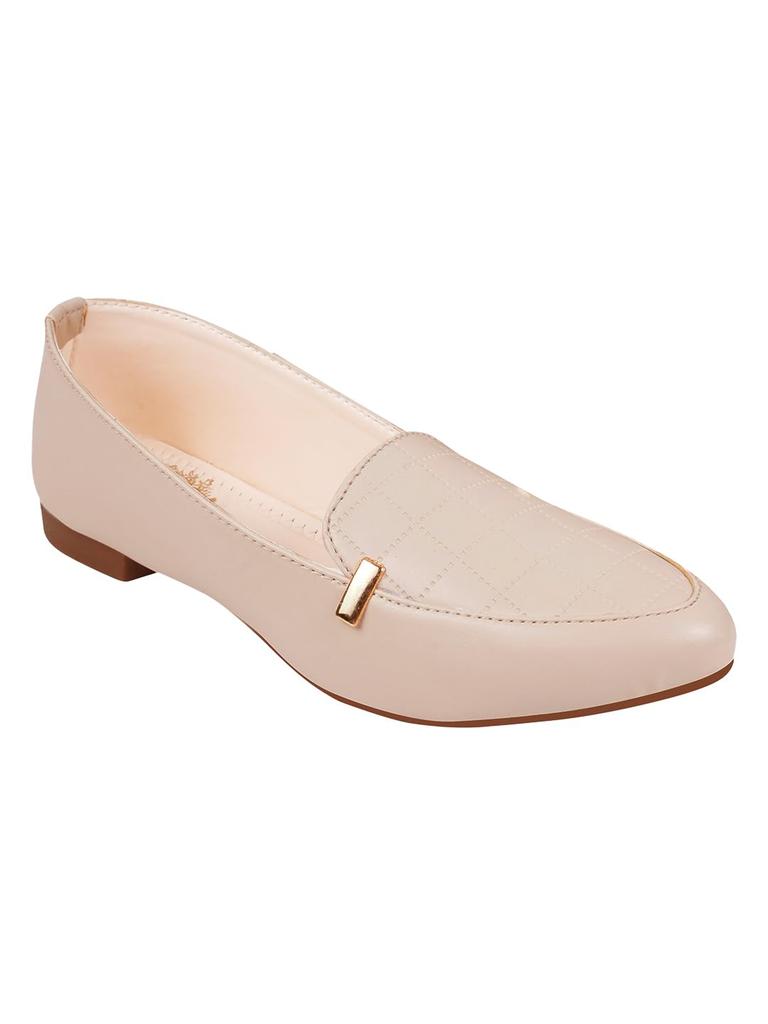 Shoetopia Girls Hr-03 Cream Ballet Flat - 5 Uk (Girls-Hr-03-Cream)